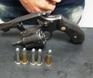 Captura por porte ilegal de arma