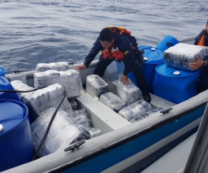 Mercancía incautada en aguas de Cartagena