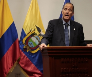 El jefe del equipo negociador del Gobierno colombiano en los diálogos con el ELN, Juan Camilo Restrepo