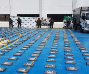 Ejército y Policía incautan 498 kilos de clorhidrato de cocaína en Albania, La Guajira