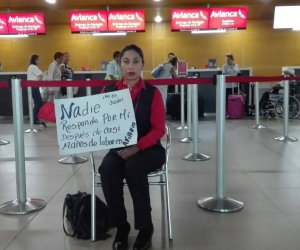 Mery Orozco, trabajadora de Avianca