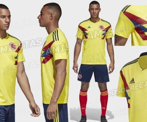 Está sería la indumentaria de la Selección Colombia en Rusia 2018. 