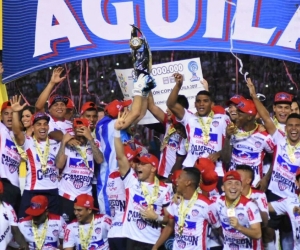 El Junior de Barranquilla celebra su merecido triunfo.