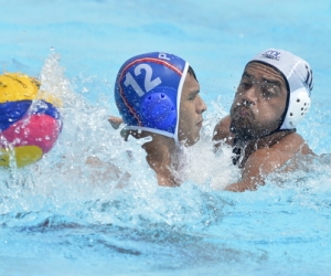 Ayer se vivió la primera jornada de Polo Acuático. 