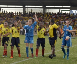 Selección Colombia femenina sub 20, campeona de los Juegos Bolivarianos.