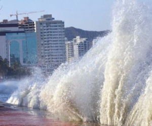 En julio de 2017, Santa Marta fue una de las ciudades afectadas por una pequeña onda tsunami.