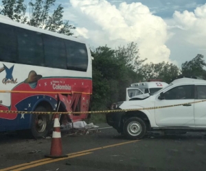 Minutos después de ocurrido el accidente.