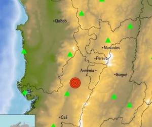 Red Sismológica Nacional. El epicentro fue en Bugalangrande, Valle.