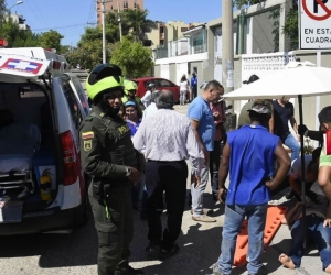  La mujer fue auxiliada por una ambulancia el día de los hechos.