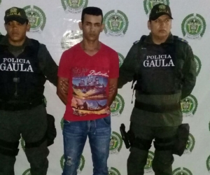 Aldemar Enrique López fue capturado por el delito de extorsión.