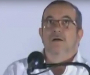 El máximo líder de las FARC, Rodrigo Londoño, alias "Timochenko". 