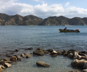 Playa Rosita, lugar donde sucedieron los hechos.