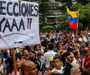 La oposición en Venezuela se levanta contra el gobierno de Nicolás Maduro. 