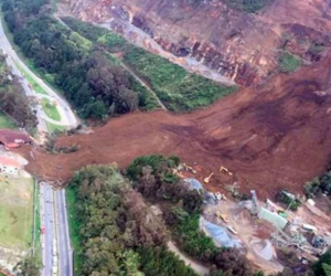La alerta por deslizamiento es alta en varios municipios de Colombia.
