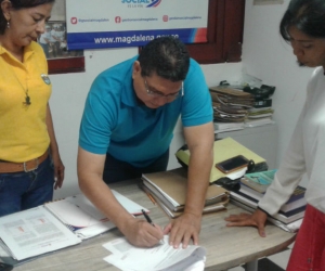 El convenio se suscribió por parte del responsable de la Agencia de Empleo y la  Corporación Mayor del Caribe,