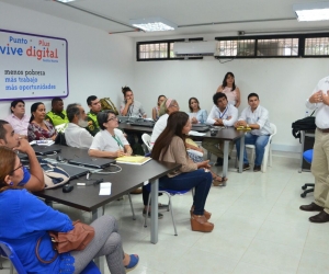 Aspecto del comité de convivencia liderado por el secretario de Educación, William Renán.