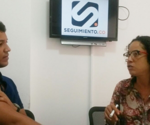 María Cristina Agudelo visitó la oficina de Seguimiento.co para hablar del evento. 