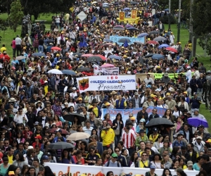 La protesta docente en Colombia se mantiene, al no haber negociación con el Gobierno