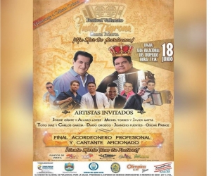 Festival Vallenato Indio Tayrona se desarrollará en Santa Marta del 15 al 18 de junio, en homenaje al maestro Calixto Ochoa.