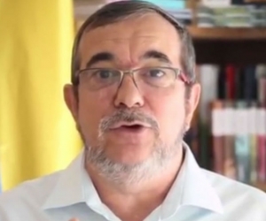 El jefe máximo de las FARC, Rodrigo Londoño Echeverri, alias "Timochenko"