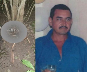 El Cuerpo que al parecer es el de Fredy Pedrozo fue encontrado en el camino que del corregimiento de Peñoncito conduce al municipio de Pijiño del Carmen.