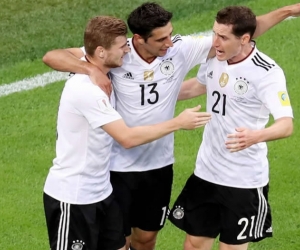 Lars Stindl, celebra el gol que finalmente le dio el título a Alemania en la Copa Confederaciones.