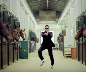 Captura de YouTube, canción ‘Gangnam Style’. 