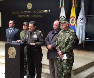 En rueda de prensa se informó sobre el abatimiento del hermano de el 'Gavilán'.