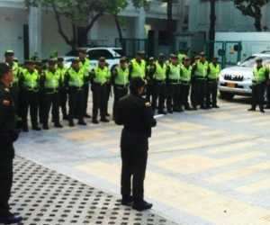 Policía Metropolitana de Santa Marta.