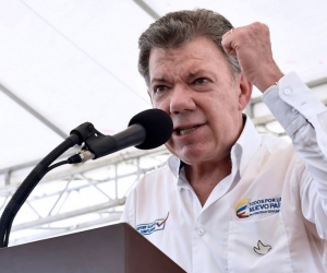 Presidente de Colombia, Juan Manuel Santos.
