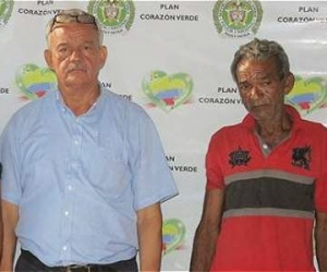 El conductor Jaime Gutiérrez Ospino y el líder espiritual Manuel Salvador Ibarra presos en Barranquilla.