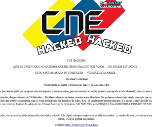 Hackearon páginas webs de los poderes públicos e instituciones del Estado venezolano.
