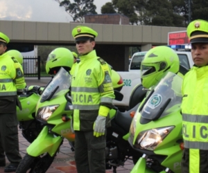 Policía está atento a lo que sucede en las entradas y salidas de las vías más importantes de Colombia. 