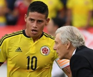 James Rodríguez y José Pékerman