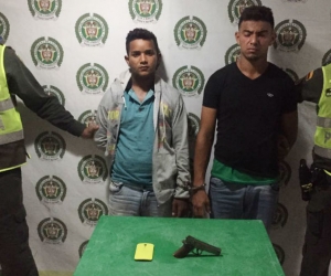 Policía Metropolitana de Santa Marta. Dairo Alfonso Martínez Serna y Darwin Chirino Navas.