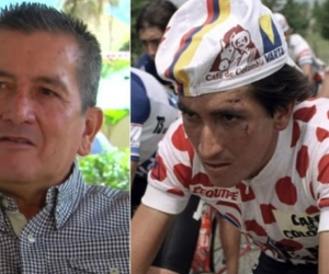 Lucho Herrera, gloria del ciclismo en Colombia.