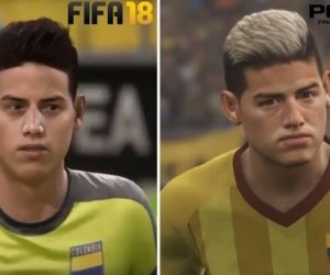 James Rodríguez en FIFA18 y PES 2018