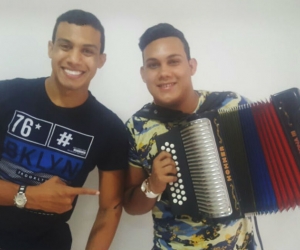 Juancho Fuentes e Iván Crespo la nueva revelación del vallenato. 