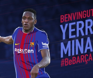 Yerry Mina, nuevo jugador del Barcelona.
