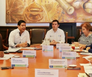 En la sala de juntas del Claustro San Juan Nepomuceno se realizó la primera sesión del Consejo Superior de la Universidad del Magdalena.