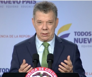 presidente Juan Manuel Santos.