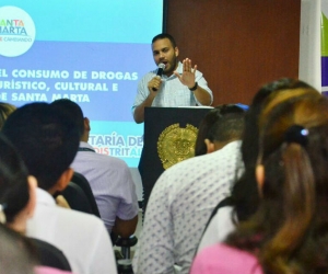Secretario de Salud, durante sesión del Comité Distrital de Drogas.