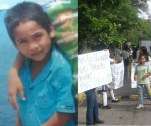 Alberto Cardona Sanguino, menor de seis años, desaparecido en zona rural de Santa Marta.