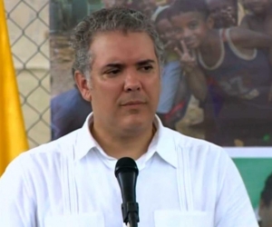 El presidente Iván Duque estuvo en la conmemoración de los 30 años de la tragedia de Machuca.