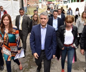 El presidente Duque acompañó al alcalde de Bogotá en el lanzamiento de la convocatoria del nuevo Bronx Distrito Creativo.