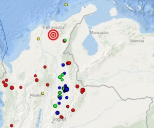 El movimiento también se sintió en Algarrobo y Aracataca.