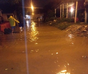 35 barrios afectados por las inundaciones. 