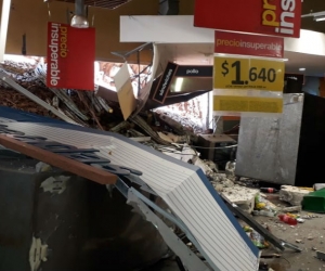 Afortunadamente no hubo pérdidas humanas en el hecho.