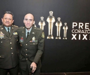 General Jorge Nieto y subintendente Luis Sierra.