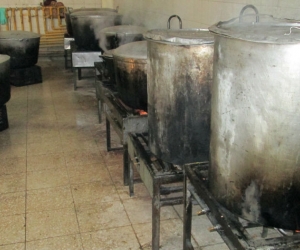 Cocina de la cárcel Rodrigo de Bastidas.